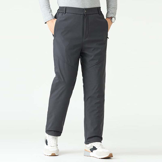 Men's Warm Pants with Zipper Pockets