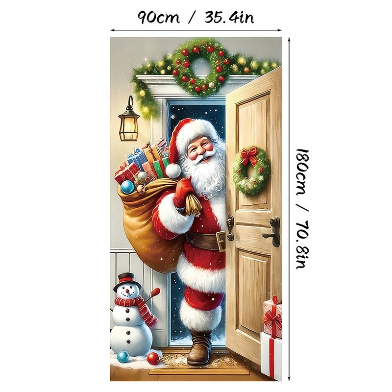 🎊Weihnachtsangebot 50 % Rabatt🎊Weihnachtsmann-Türrahmen-Banner 🎅