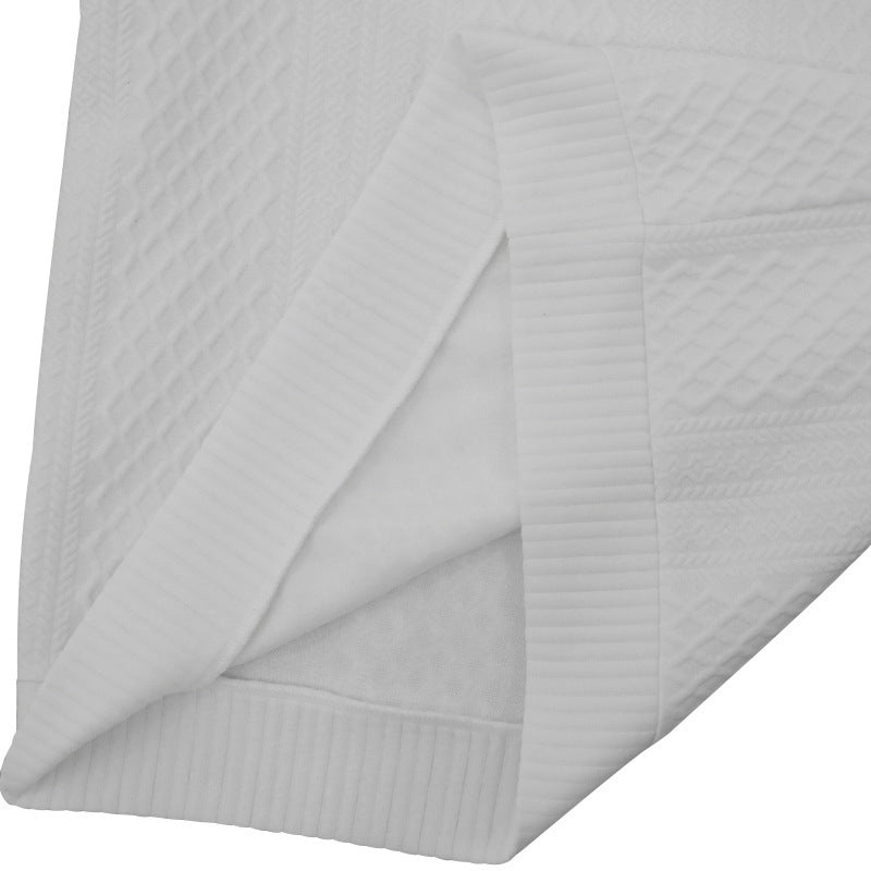 Pull décontracté à manches longues pour hommes avec coudières