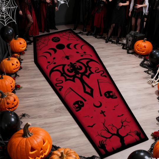 Halloween sklisikker myk gulvmatte