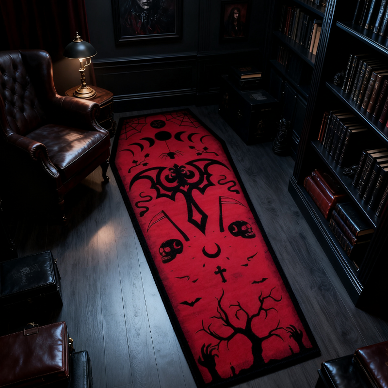 Halloween sklisikker myk gulvmatte