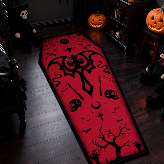 Halloween sklisikker myk gulvmatte