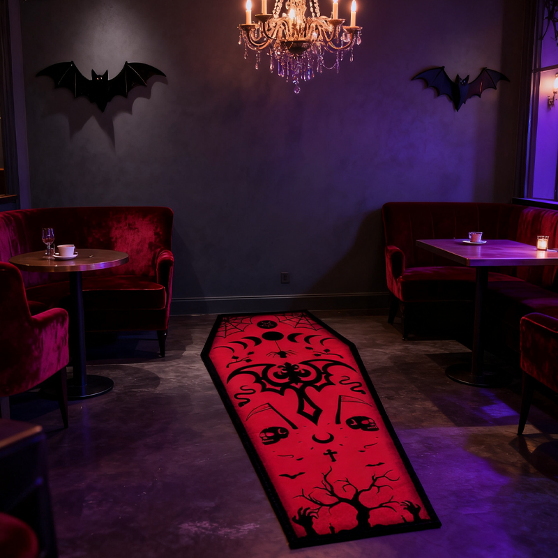 Halloween sklisikker myk gulvmatte