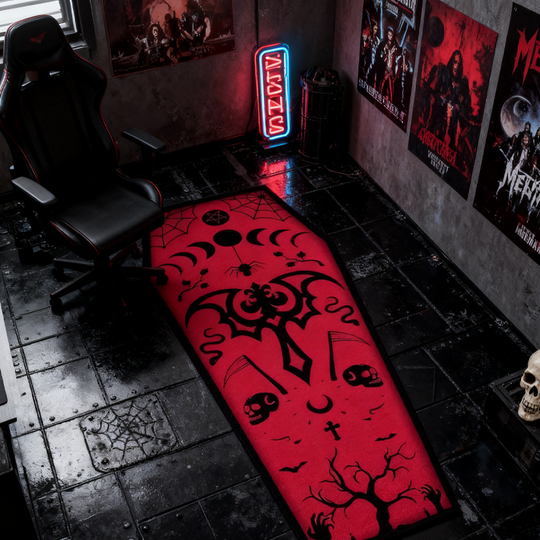 Halloween sklisikker myk gulvmatte