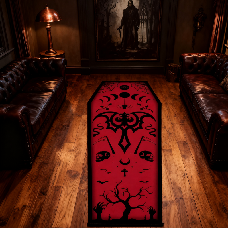 Halloween sklisikker myk gulvmatte