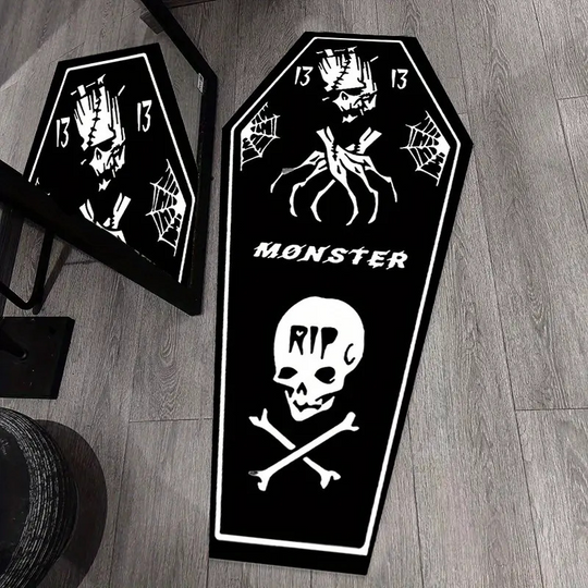 Halloween sklisikker myk gulvmatte