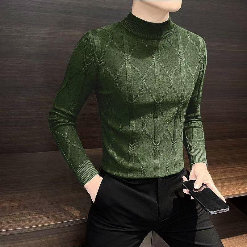 ❄️Winter New🔥Men's Thermal Comfortable Quilted Knit Sweater