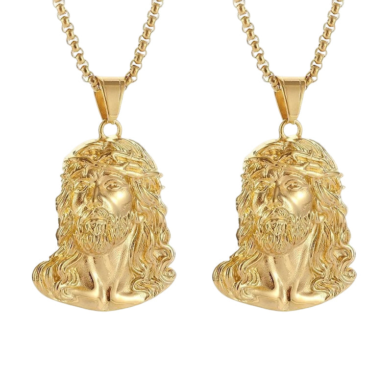 ✝️Best Gift✨Jesus Head Pendant Necklace