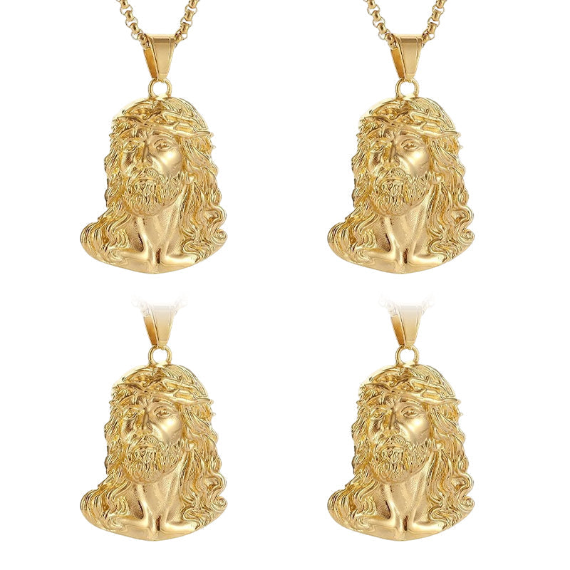 ✝️Best Gift✨Jesus Head Pendant Necklace