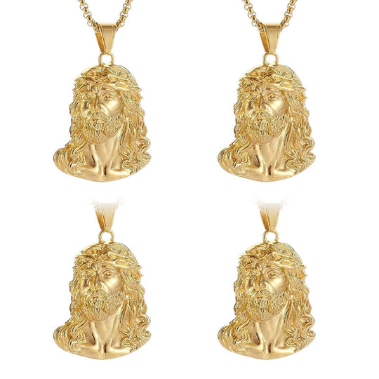 ✝️Best Gift✨Jesus Head Pendant Necklace