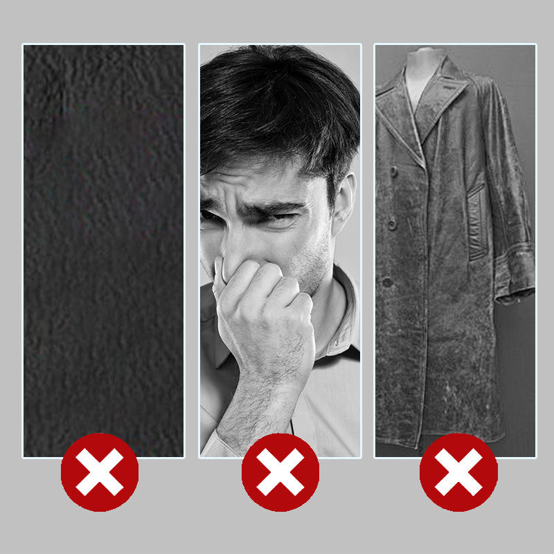 ⏳Limited-time 50% off⏰Men's Warm Faux Leather Plush Lapels Jacket🧥