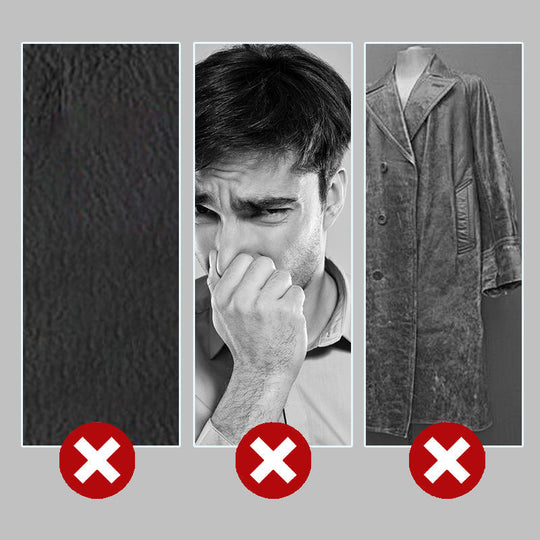 ⏳Limited-time 50% off⏰Men's Warm Faux Leather Plush Lapels Jacket🧥