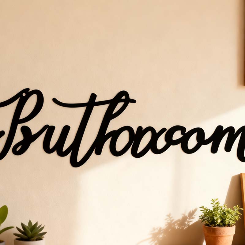 🔥Black Metal Sign Wall Art Decoration