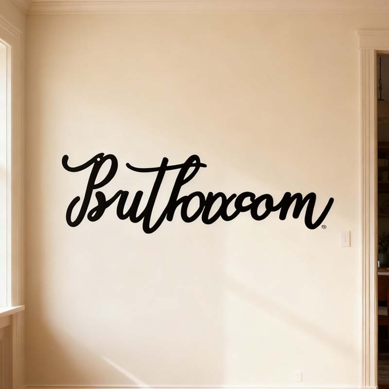 🔥Black Metal Sign Wall Art Decoration
