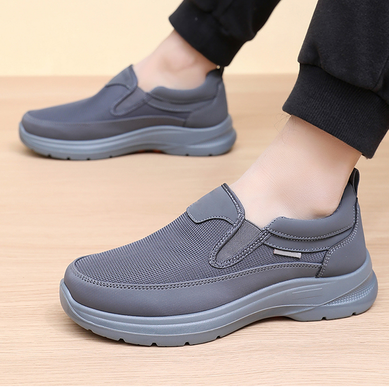 ✨ Men's Orthopedic Breathable Slip-On Sneakers - Arch Support with Memory Foam Insoles for All-Day Comfort 🏃‍♂️💨【FREE SHIPPING】