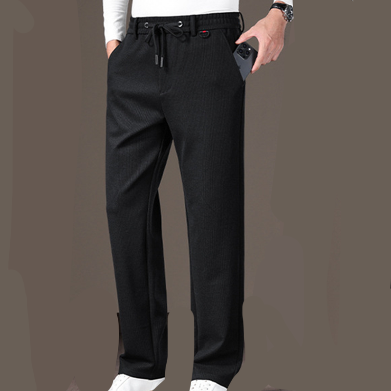 Men's Classic Fit Warm Casual Drawstring Pants