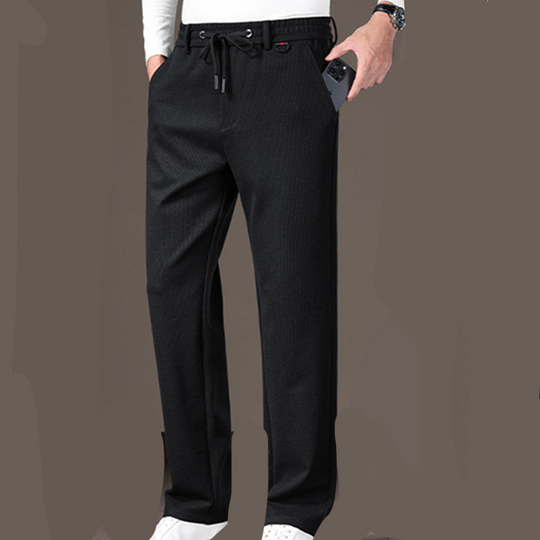 Men's Classic Fit Warm Casual Drawstring Pants