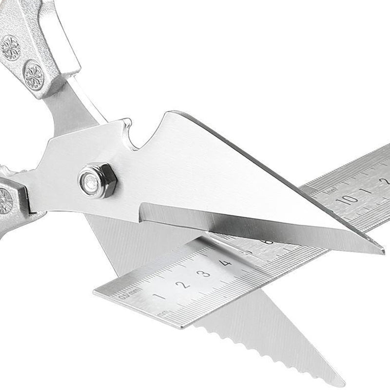 ✂️ BUY 2 GET 3! ✨ HEAVY-DUTY KITCHEN SHEARS - Multi-Function for Poultry, Herbs & More, Comfort Grip & Dishwasher Safe, Includes Nut Cracker and Bottle Opener 🍗🔧