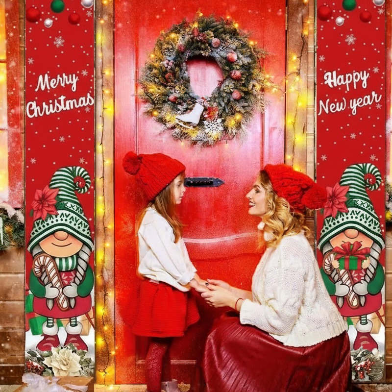Christmas Door Banners 🎄 | Festive Holiday Decoration for Home & Parties