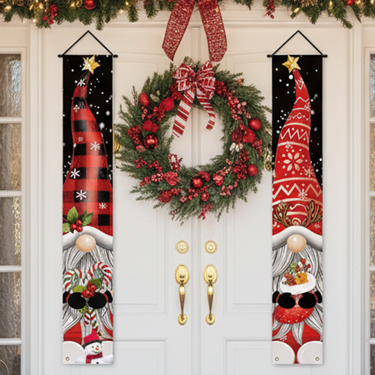 Christmas Door Banners 🎄 | Festive Holiday Decoration for Home & Parties