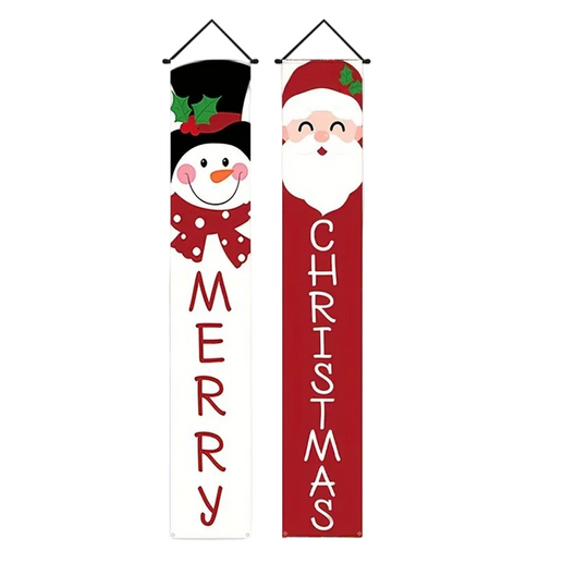 Christmas Door Banners 🎄 | Festive Holiday Decoration for Home & Parties