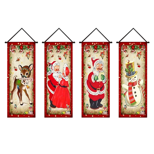 Christmas Door Banners 🎄 | Festive Holiday Decoration for Home & Parties