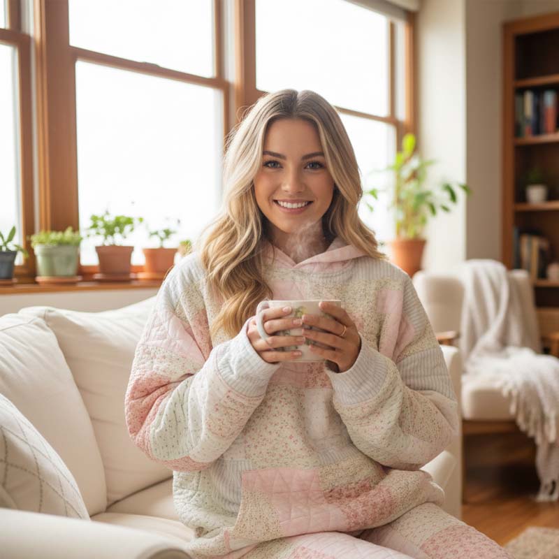 🎄Christmas HOT SALE 49% - ✨Women's Quilted Christmas Patchwork Set