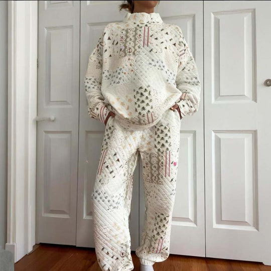 🎄Christmas HOT SALE 49% - ✨Women's Quilted Christmas Patchwork Set