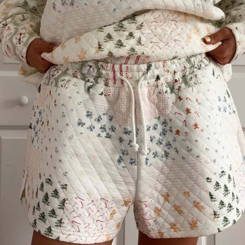 🎄Christmas HOT SALE 49% - ✨Women's Quilted Christmas Patchwork Set