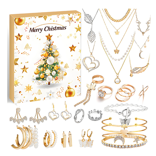 🔥Hot Sale Offers-24-Grid Christmas Jewelry Set