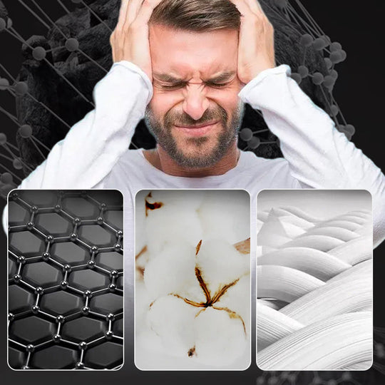 Men's Anti-Odor Graphene Crew Socks - 5 Pairs/Set