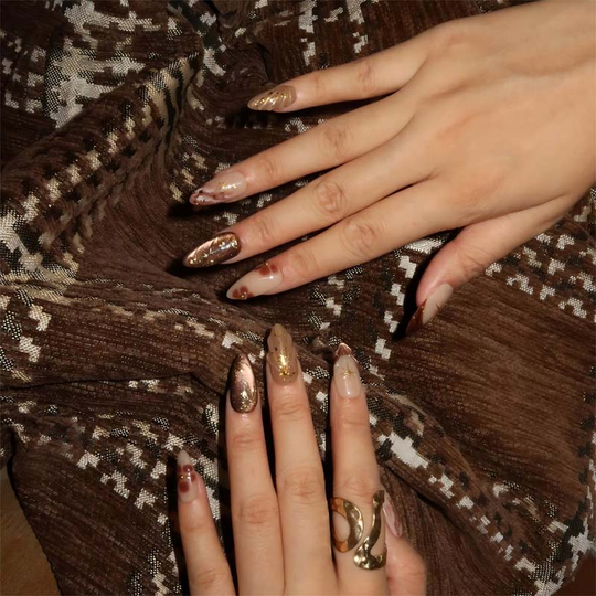 🎅✨Christmas Sale 50% OFF💥30 PCS Handcrafted Almond Press-On Nails Set💅