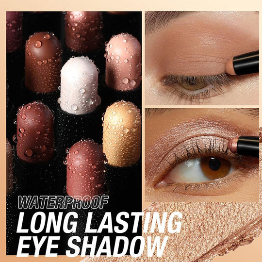 🎅ONLY TODAY - FOR 8 PCS!!🎄50K+ SOLD! 🎁✨8 Colors Glitter Eyeshadow Stick Waterproof & Long-Wearing & Multi-Use