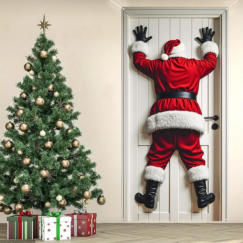 Christmas Door Backdrop Decoration Banner