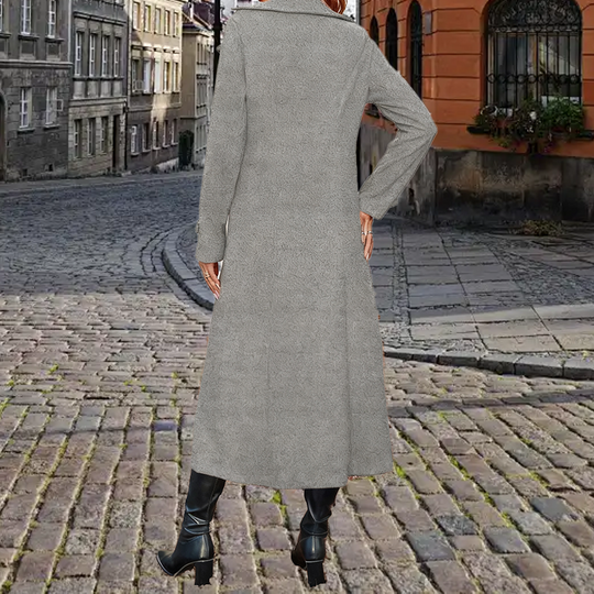 ⏳Limited-time 50% off⏰Women's Long Warm Double-Breasted Coat🧥