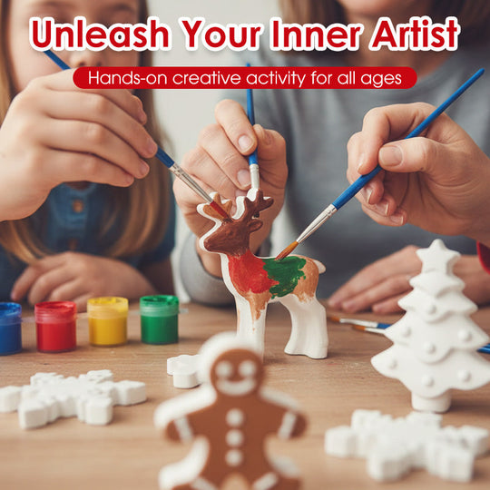 DIY Christmas Ceramic Painting for Kids