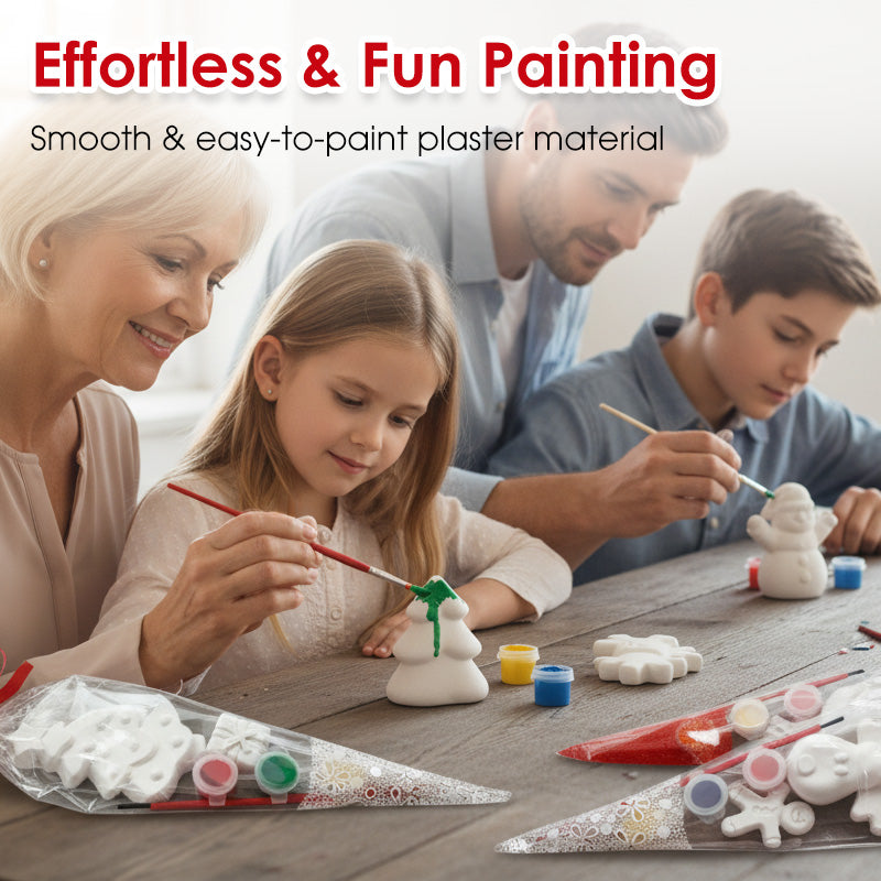 DIY Christmas Ceramic Painting for Kids