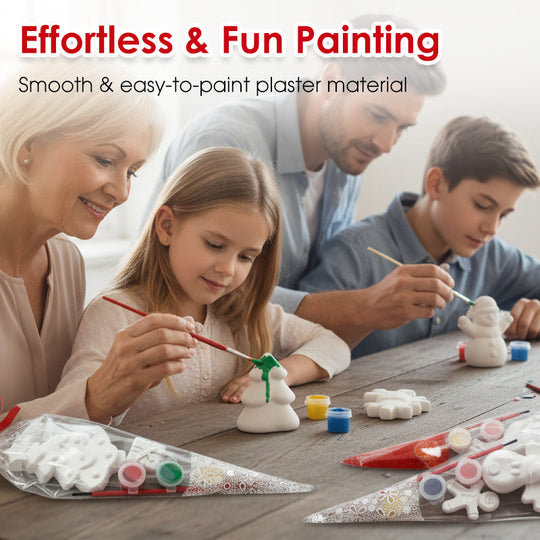 DIY Christmas Ceramic Painting for Kids