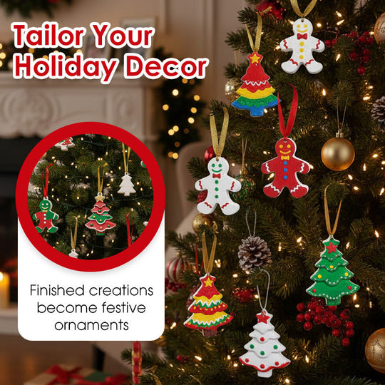 DIY Christmas Ceramic Painting for Kids