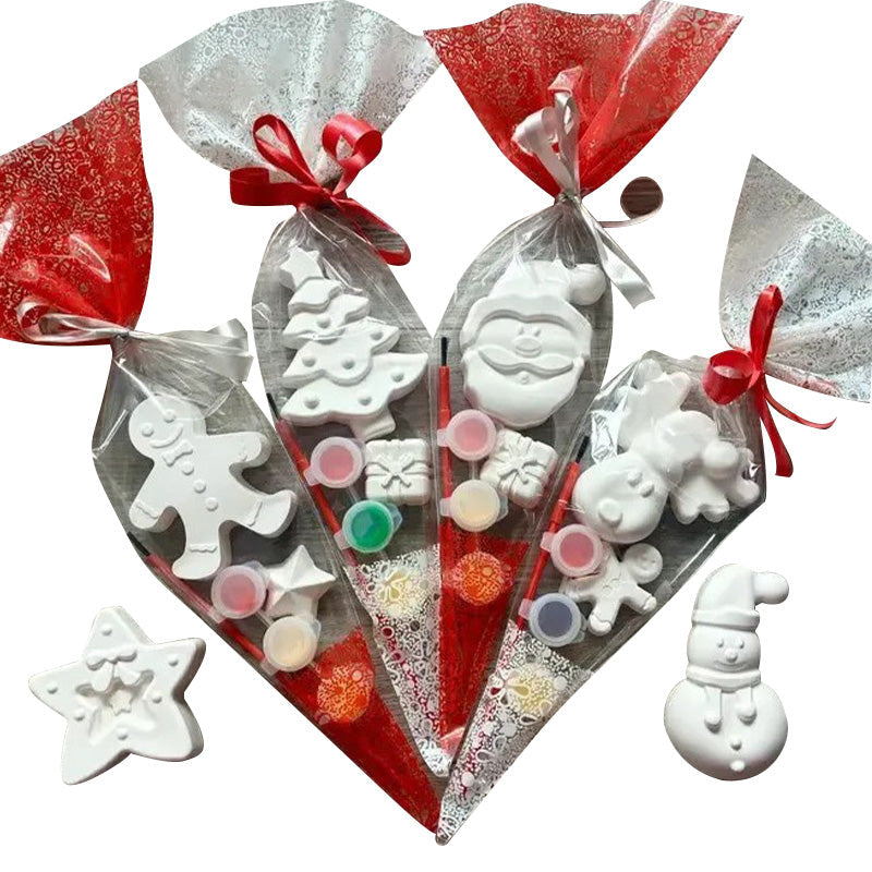 DIY Christmas Ceramic Painting for Kids