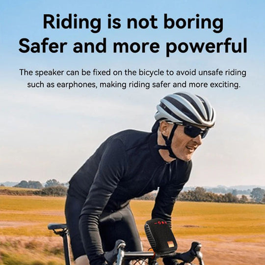 🚲 Waterproof Bike Speaker – IPX5, True Wireless Stereo & MicroSD Support, Secure Mount for Ultimate Riding Companion 🎵