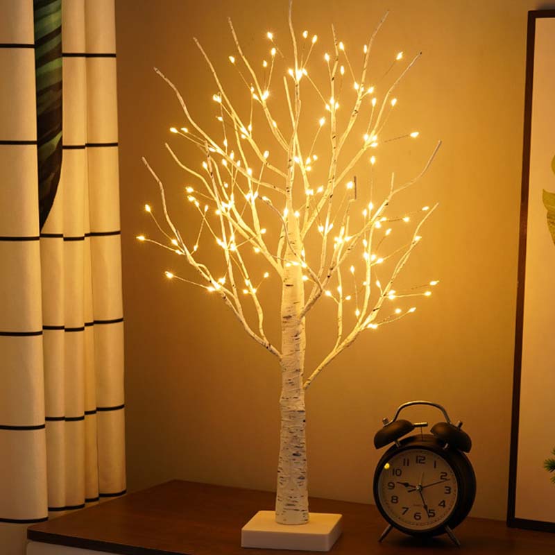 Birch Tree LED Lamp for Indoor Decor