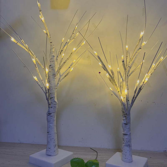 Birch Tree LED Lamp for Indoor Decor