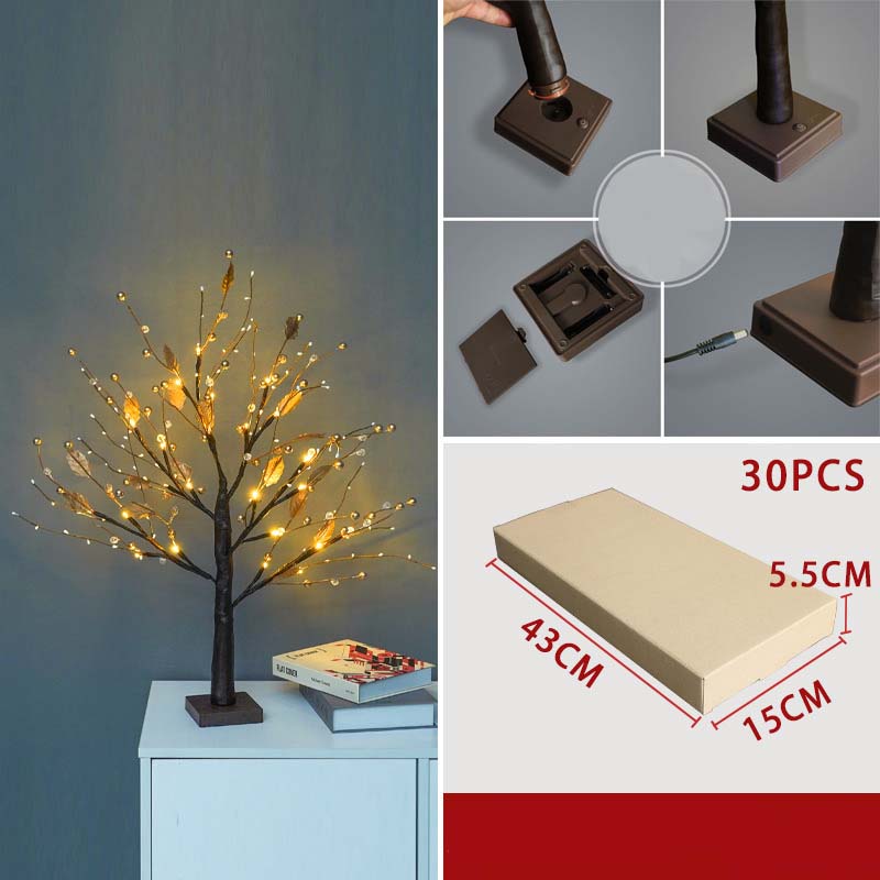 Birch Tree LED Lamp for Indoor Decor