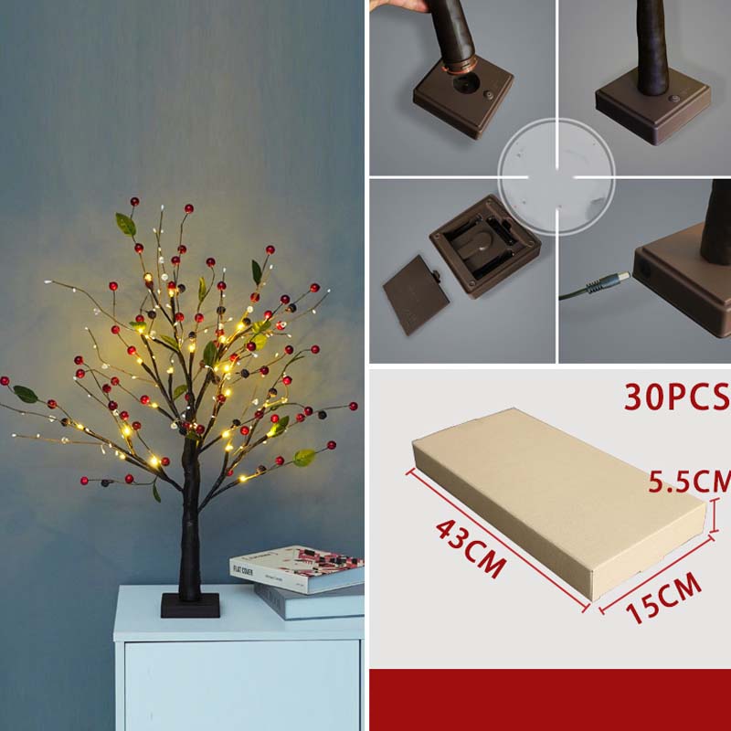 Birch Tree LED Lamp for Indoor Decor