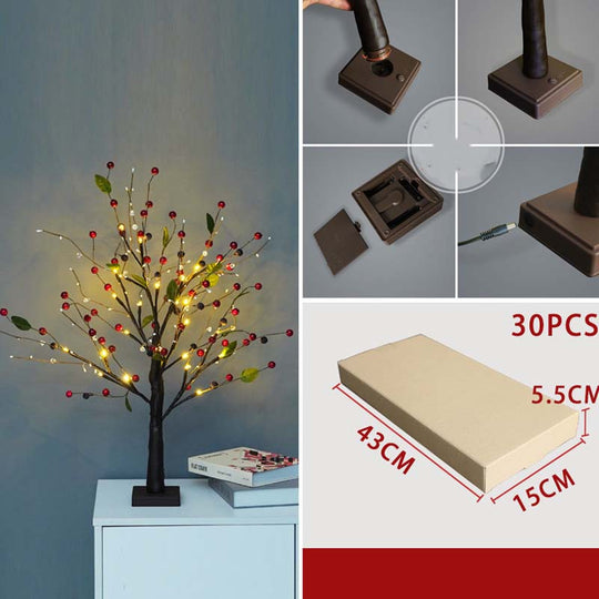 Birch Tree LED Lamp for Indoor Decor