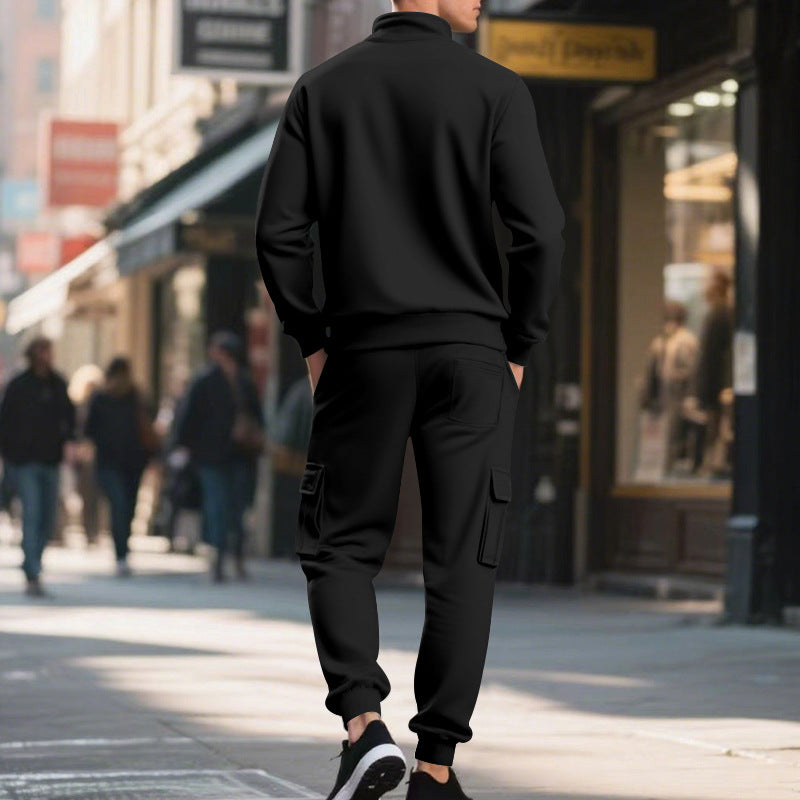 Chic Versatile Men's Warm 2-Piece Set