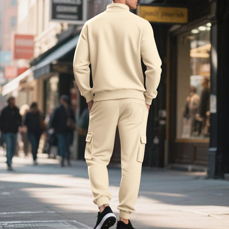 Chic Versatile Men's Warm 2-Piece Set