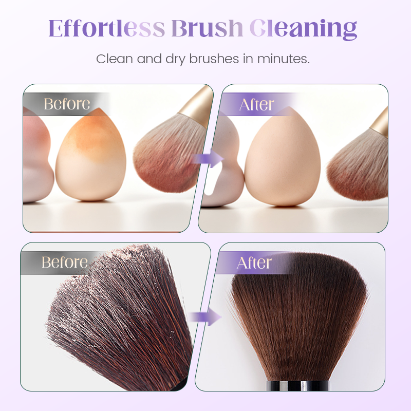 🔥Hot Sale 50% OFF ✨🔄Automatic Makeup Brush Cleaner