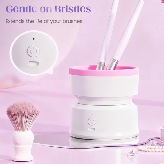 🔥Hot Sale 50% OFF ✨🔄Automatic Makeup Brush Cleaner